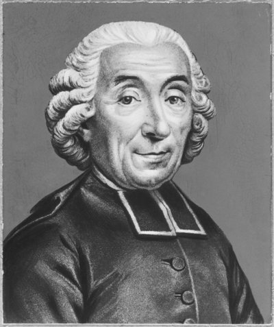 Ritratto di Gabriel Bonnot de Mably da Claude Dominique Vinsac